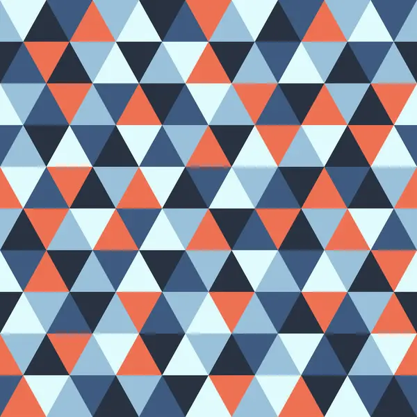 Çeşitli renklerde üçgensiz desen