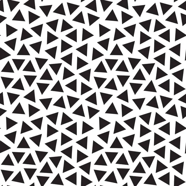 Üçgen dikişsiz desen, saydam bir arkaplanda dağınık siyah üçgenler koleksiyonu.