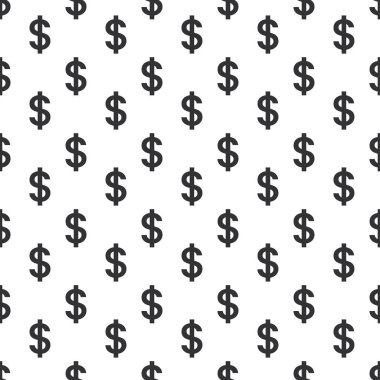 Dolar işareti simsiyah, şeffaf arkaplan