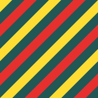 Sarı, yeşil ve kırmızı köşegenlerin kusursuz deseni, duvar kağıdı tasarımı, ambalaj kağıdı, kapaklar, arka planlar ve diğerleri için uygundur.