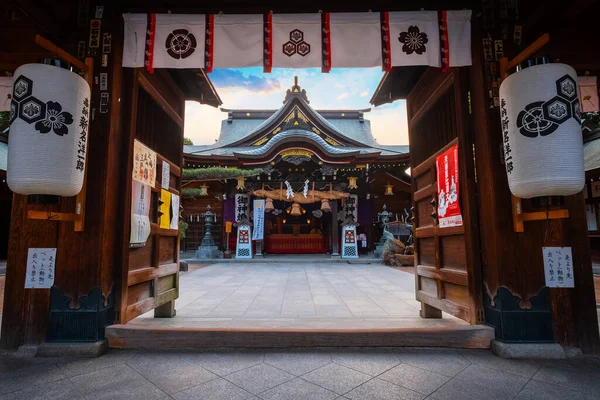 Kushida Shrine Hakata Ward Founded 757 Shrine Dedicated Amaterasu Goddess — Stock Photo, Image