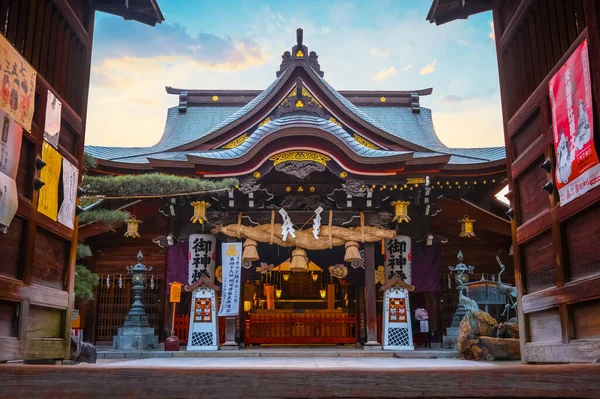 Kushida Shrine Hakata Ward Founded 757 Shrine Dedicated Amaterasu Goddess — ストック写真