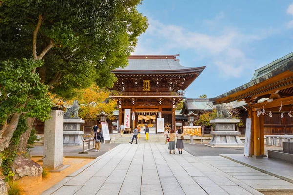 Fukuoka Giappone Nov 2022 Santuario Miyajidake Dedicato Principalmente All Imperatrice — Foto Stock