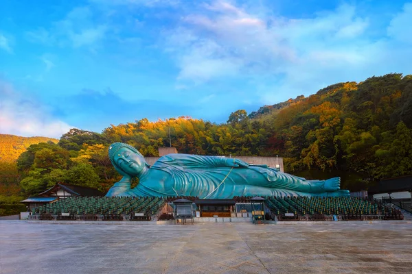 Nanzoin Temple Fukuoka Home Huge Statue Reclining Buddha Nehanzo Which — Stock Fotó