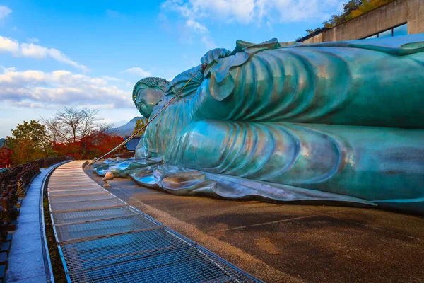 Nanzoin Temple Fukuoka Home Huge Statue Reclining Buddha Nehanzo Which — Photo