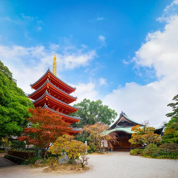 Tochoji Temple Located Hakata District First Built Kobo Daishi Sea — Foto de Stock