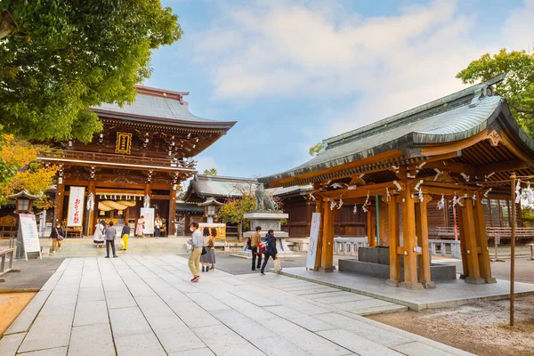 Fukuoka Japonya Kasım 2022 Miyajidake Tapınağı Öncelikle Beş Tonluk Kutsal — Stok fotoğraf