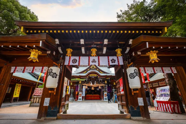 Kushida Shrine Hakata Ward Founded 757 Shrine Dedicated Amaterasu Goddess — Foto de Stock