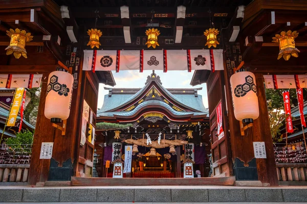 Kushida Shrine Hakata Ward Founded 757 Shrine Dedicated Amaterasu Goddess — Stockfoto