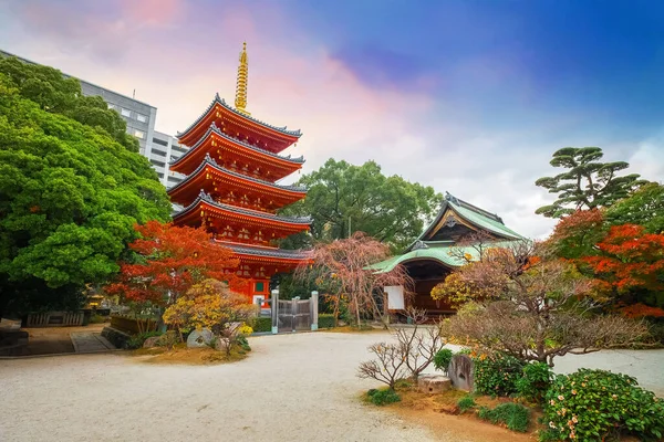 Chrám Tochoji Nachází Okrese Hakata Poprvé Postaven Kobo Daishi Moře — Stock fotografie