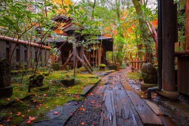 Kurokawa Onsen Japonya 'nın en çekici kaplıca kasabalarından biridir. Kasabanın yolları ryokan, hamam, çekici dükkanlar ve kafelerle doludur.