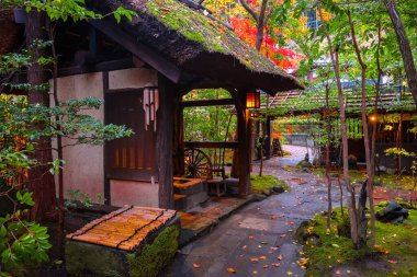 Kurokawa Onsen Japonya 'nın en çekici kaplıca kasabalarından biridir. Kasabanın yolları ryokan, hamam, çekici dükkanlar ve kafelerle doludur.