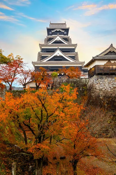 История Замка Кумамото Датируется 1467 Годом 2006 Году Замок Кумамото — стоковое фото