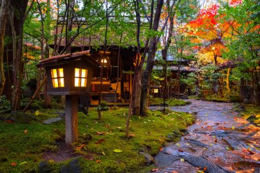 Japonya 'nın Kumamoto kentindeki Kurokawa Onsen, Japonya' nın en çekici kaplıca kentlerinden biridir. Kasabanın yolları ryokan, hamam, çekici dükkanlar ve kafelerle doludur.