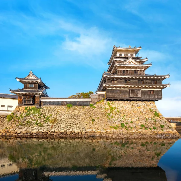 Zamek Nakatsu Znany Jako Jeden Trzech Zamków Morzu Japonii Pierwotny — Zdjęcie stockowe