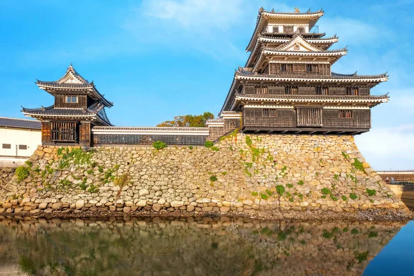 Zamek Nakatsu Znany Jako Jeden Trzech Zamków Morzu Japonii Pierwotny — Zdjęcie stockowe
