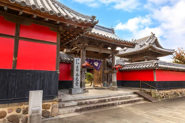 Templo Goganji Templo Muralla Roja Establecido Por Daimyo Kuroda Yoshitaka — Foto de Stock