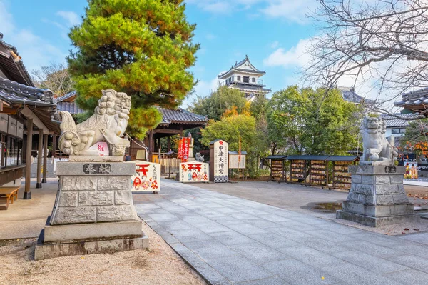 Nakatsu Daijingu Büyük Tapınağı Tapınak Kompleksi Meiji Restorasyonundan Sonra Kurulmuş — Stok fotoğraf