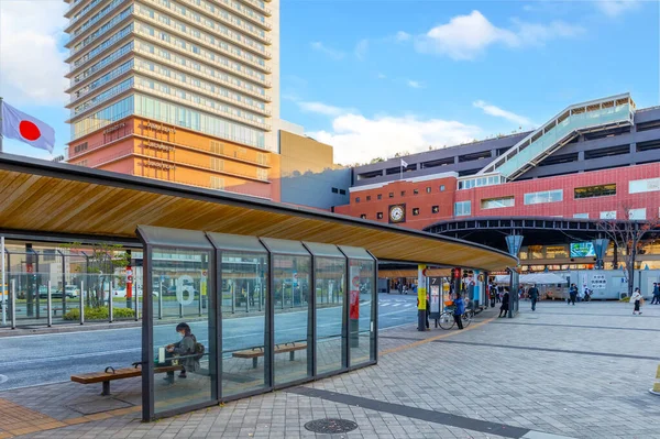 大分駅 2022年11月26日 大分駅は九州地方の主要駅であり 福岡県や熊本県などの他の県との接続や別府などの地元の目的地へのアクセスが可能です — ストック写真