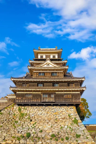 Замок Накацу Городе Накацу Префектура Оита Известный Один Трёх Мидзудзиро — стоковое фото