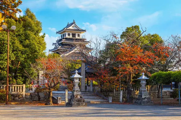 Замок Накацу Городе Накацу Префектура Оита Известный Один Трёх Мидзудзиро — стоковое фото