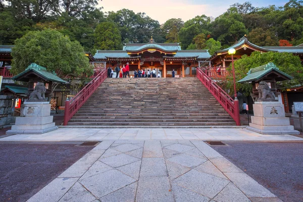 Nagasaki Japan Nov 2022 Suwa Shrine Een Belangrijk Shinto Heiligdom — Stockfoto