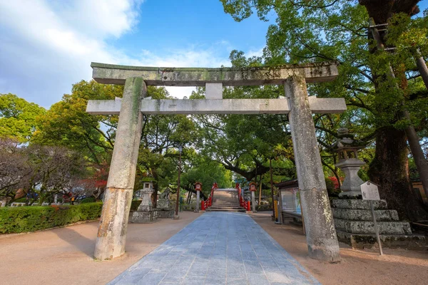 Santuario Dazaifu Tenmangu Dedicato Allo Spirito Sugawara Michizane Studiosa Politica — Foto Stock