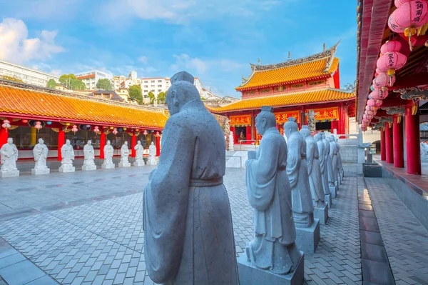 stock image Confucius Shrine (Koshi-byo) built in 1893 by Nagasaki's Chinese community dedicated to the revered Chinese philosopher Confucius in Japan