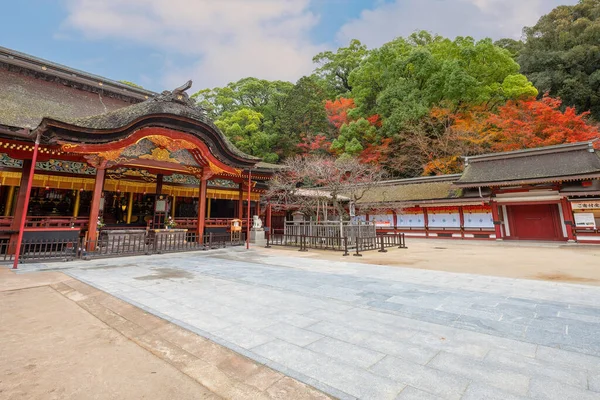 Dazaifu Tenmangu Tapınağı Heian Döneminin Bilge Politikacısı Sugawara Michizane Nin — Stok fotoğraf