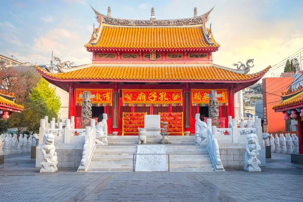 stock image Confucius Shrine (Koshi-byo) built in 1893 by Nagasaki's Chinese community dedicated to the revered Chinese philosopher Confucius in Japan