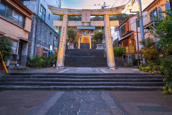 Suwa Shrine Een Belangrijke Shinto Heiligdom Het Opgericht Als Een — Stockfoto