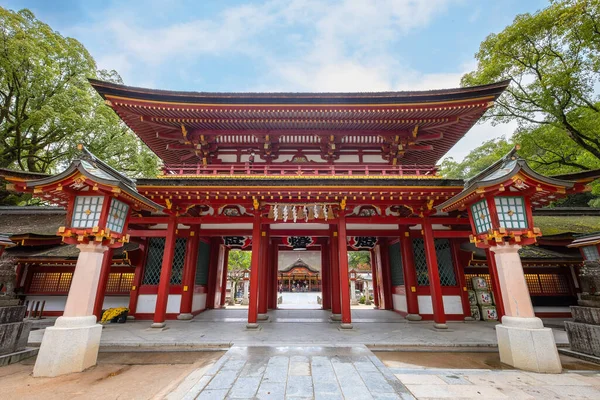 Dazaifu Tenmangu Sanktuarium Fukuoka Poświęcony Duchowi Sugawara Michizane Uczony Polityk — Zdjęcie stockowe