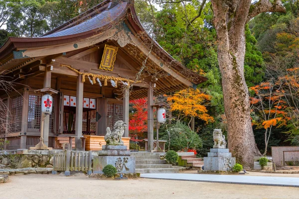 Храм Хомангу Камадо Расположенный Горе Homan Почитаемый Древних Времен Священная — стоковое фото
