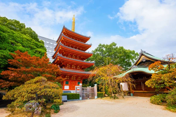 Der Tochoji Tempel Fukuoka Japan Liegt Bezirk Hakata Zuerst Von — Stockfoto