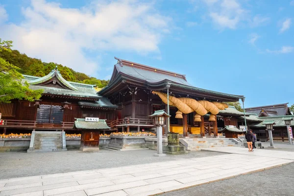 Santuario Miyajidake Fukuoka Giappone Dedicato Principalmente All Imperatrice Jingu Sede — Foto Stock