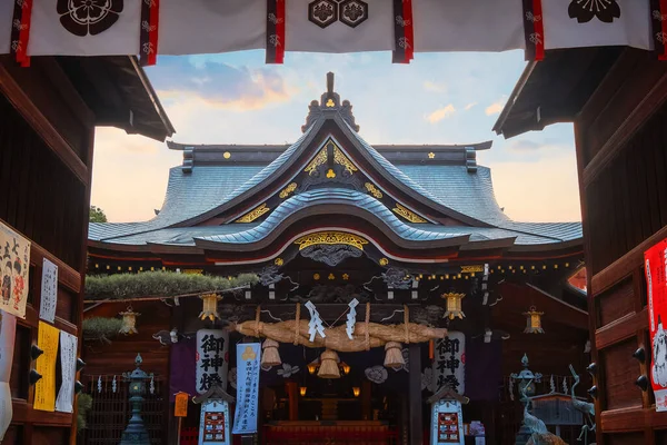 Hakata Daki Kushida Tapınağı Fukuoka Japonya 757 Kurulmuş Güneş Tanrıçası — Stok fotoğraf