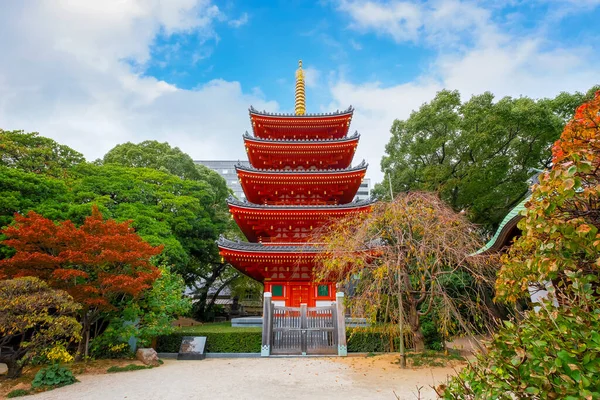 Tempio Tochoji Fukuoka Giappone Situato Nel Distretto Hakata Costruito Prima — Foto Stock