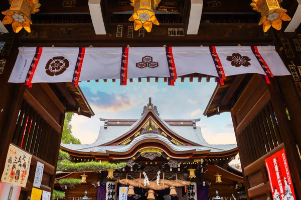 Kushida Szentély Hakata Kerület Alapított 757 Szentély Szentelt Amaterasu Istennő — Stock Fotó
