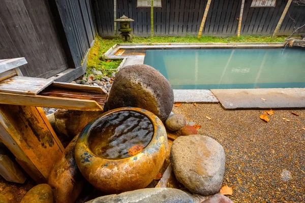 Kumamoto Japão Novembro 2022 Banho Público Livre Cercado Por Ambiente — Fotografia de Stock