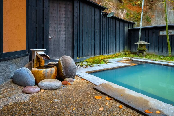 Kumamoto Japan Nov 2022 Open Air Public Bath Surrounded Natural — Stock Photo, Image