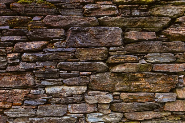 Parede Pedra Idades Rancor Horizontal Para Uso Padrão Fundo — Fotografia de Stock