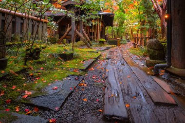 Japonya 'nın Kumamoto kentindeki Kurokawa Onsen, Japonya' nın en çekici kaplıca kentlerinden biridir. Kasabanın yolları ryokan, hamam, çekici dükkanlar ve kafelerle doludur.