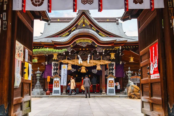 Fukuoka Japan Nov 2022 Kushida Shrine Hakata Ward Founded 757 — Stock Photo, Image