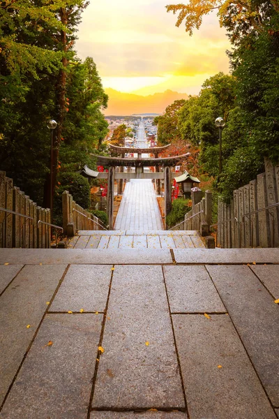 Miyajidake Shrine Fukuoka Japonia Jest Przede Wszystkim Dedykowany Cesarzowej Jingu — Zdjęcie stockowe