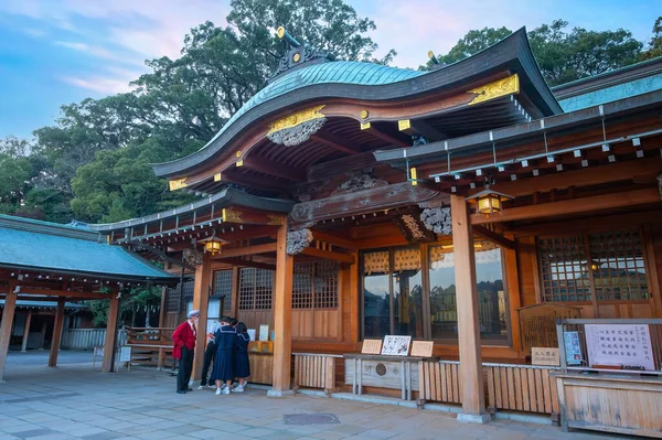 Нагасаки Япония Ноя 2022 Храм Сува Является Главным Святилищем Синто — стоковое фото