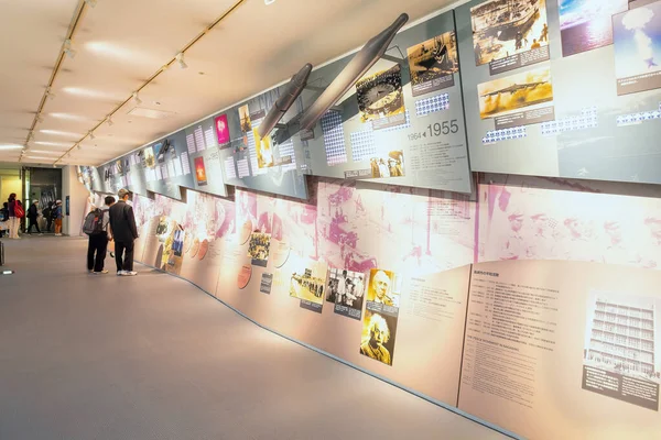 나가사키 2022년 11월 29일 나가사키 원자폭탄 박물관은 나가사키의 원자폭탄이 테러와 — 스톡 사진