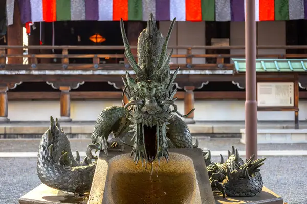 Higashi Honganji Tempel Beläget Centrum Kyoto Två Dominerande Undersekter Shin — Stockfoto
