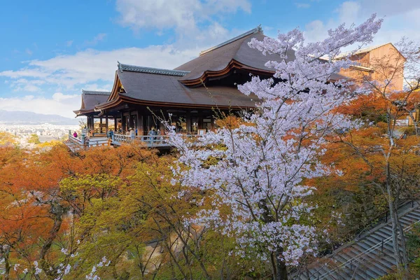 stock image Kiyomizu-dera is a Buddhist temple located in eastern Kyoto. it is a part of the Historic Monuments of Ancient Kyoto UNESCO World Heritage Site