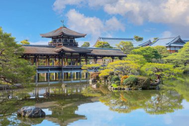 Heian Jingu Bahçesi çeşitli bitki, göletler, binalar ve ağlayan kiraz ağaçları olan bir bahçedir. Bu da onu Kyoto 'daki en iyi kiraz çiçeklerinden biri yapar.