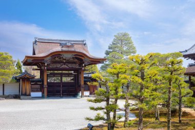 Ninnaji, Kyoto 'nun en büyük tapınaklarından biridir. Dünya Mirası Listesi Omuro Kirazları ile ünlüdür. Geç açan kiraz ağaçları..